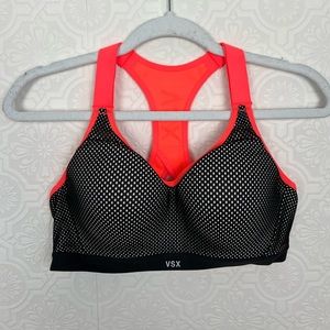Victoria Secret VS Sport Sports Bra Neon Black 36B VSX Maximum Support